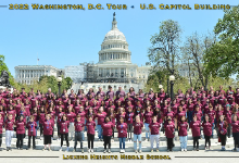 Now Accepting Donations for 8th Grade Washington, D.C. Trip