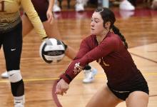 HS volleyball player