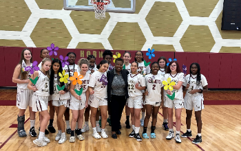 The girls high school basketball team will hold their annual Alzheimer's Awareness Game on Saturday, Feb. 4 at 1:30 p.m. in the high school gym.