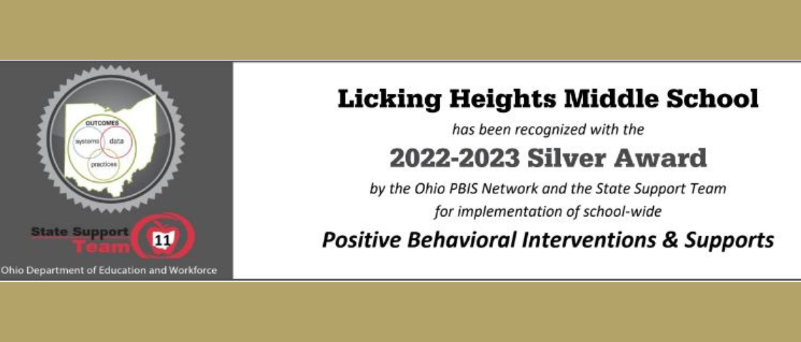 PBIS award banner