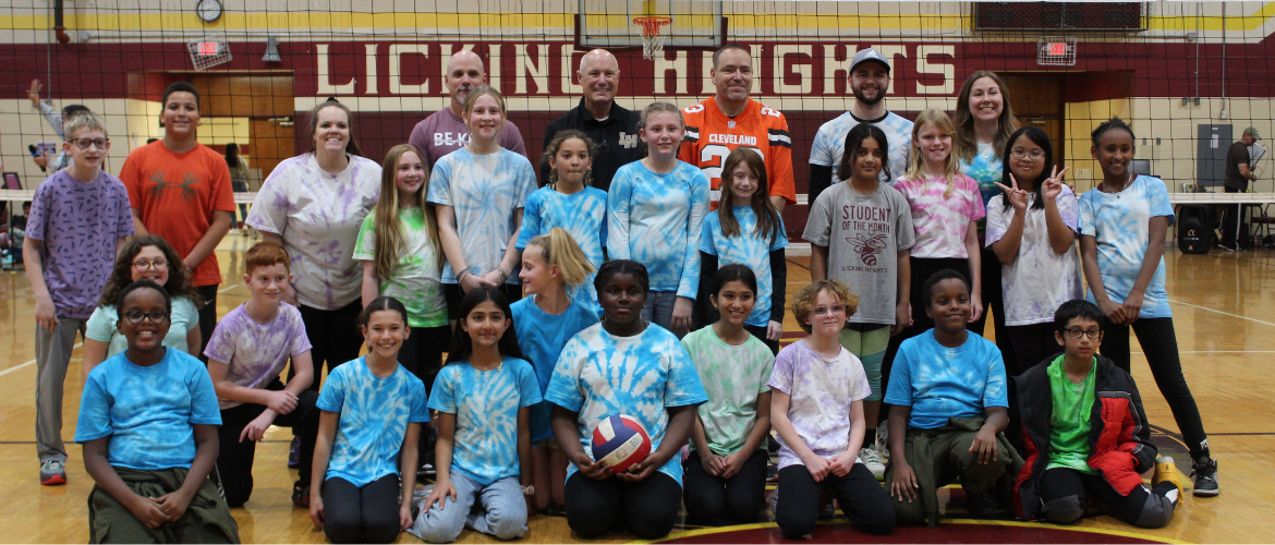 Central 5th grade student volleyball team