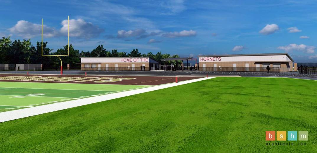 Athletic complex rendering