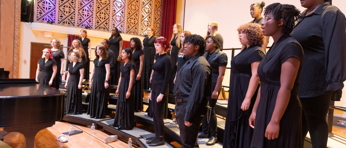High school choir concert