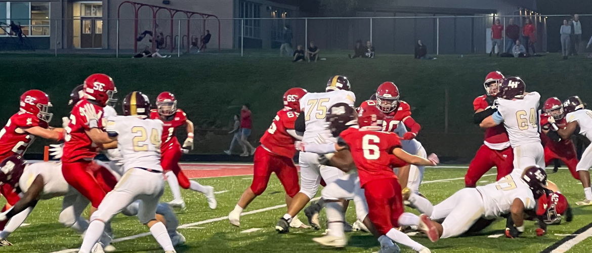 High school football game