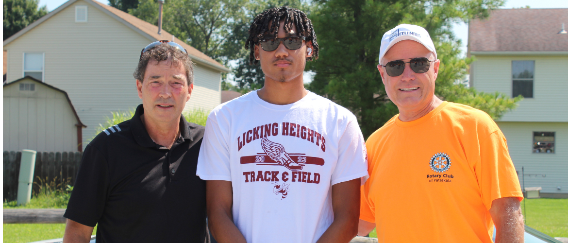 Rep Balderson with alum DJ Fillmore