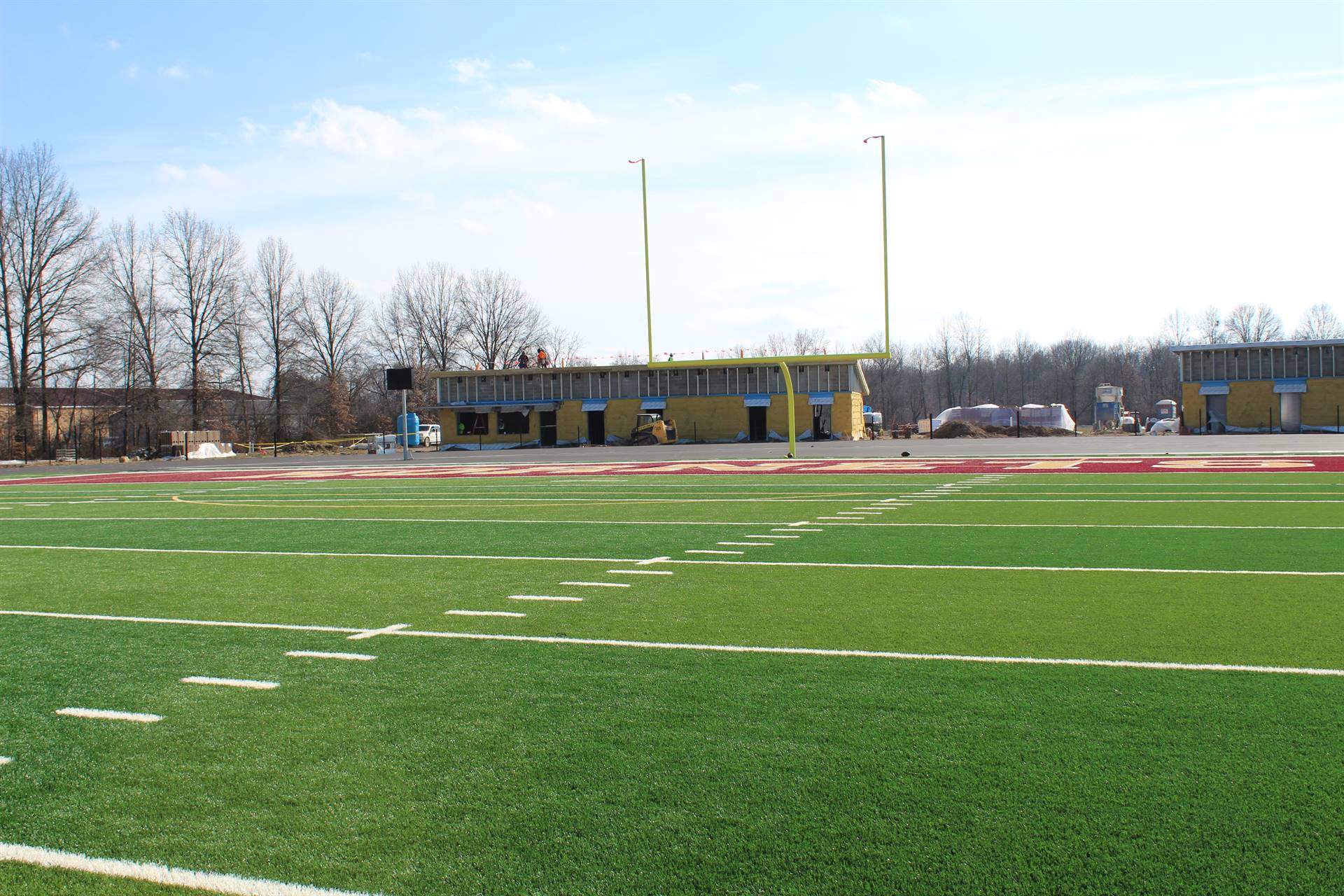 Constriction of the athletic complex