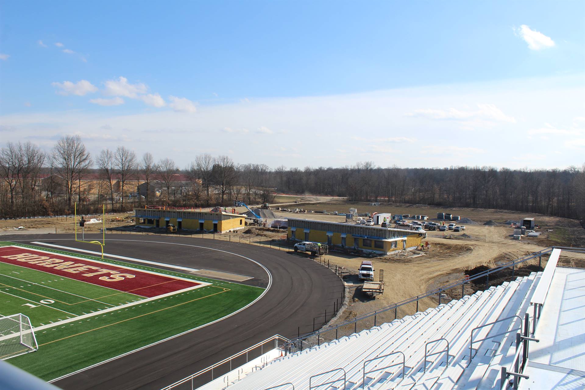 Constriction of the athletic complex